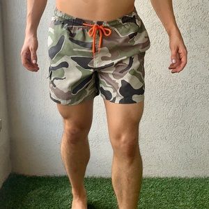 21 Men Camouflage Swim Trunks